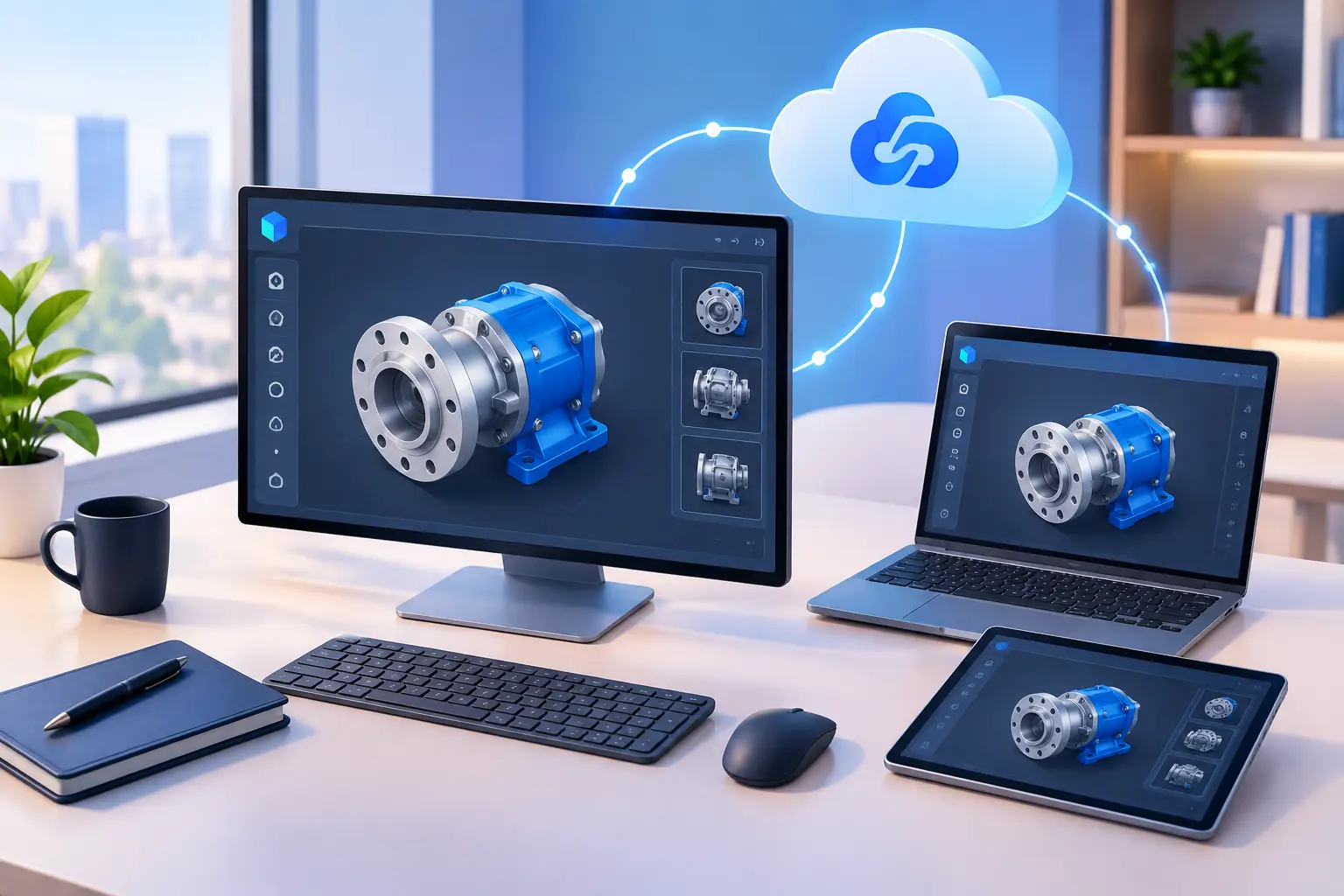 Cloud-Based 3D CAD
