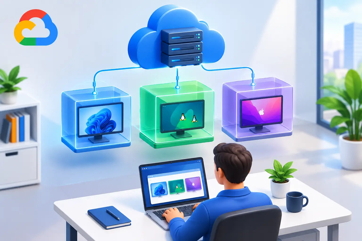 virtual machines work in cloud computing