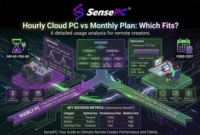 Hourly Cloud PC vs Monthly Plan
