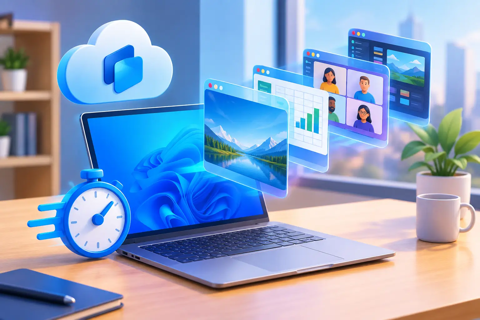 Launch Virtual Windows