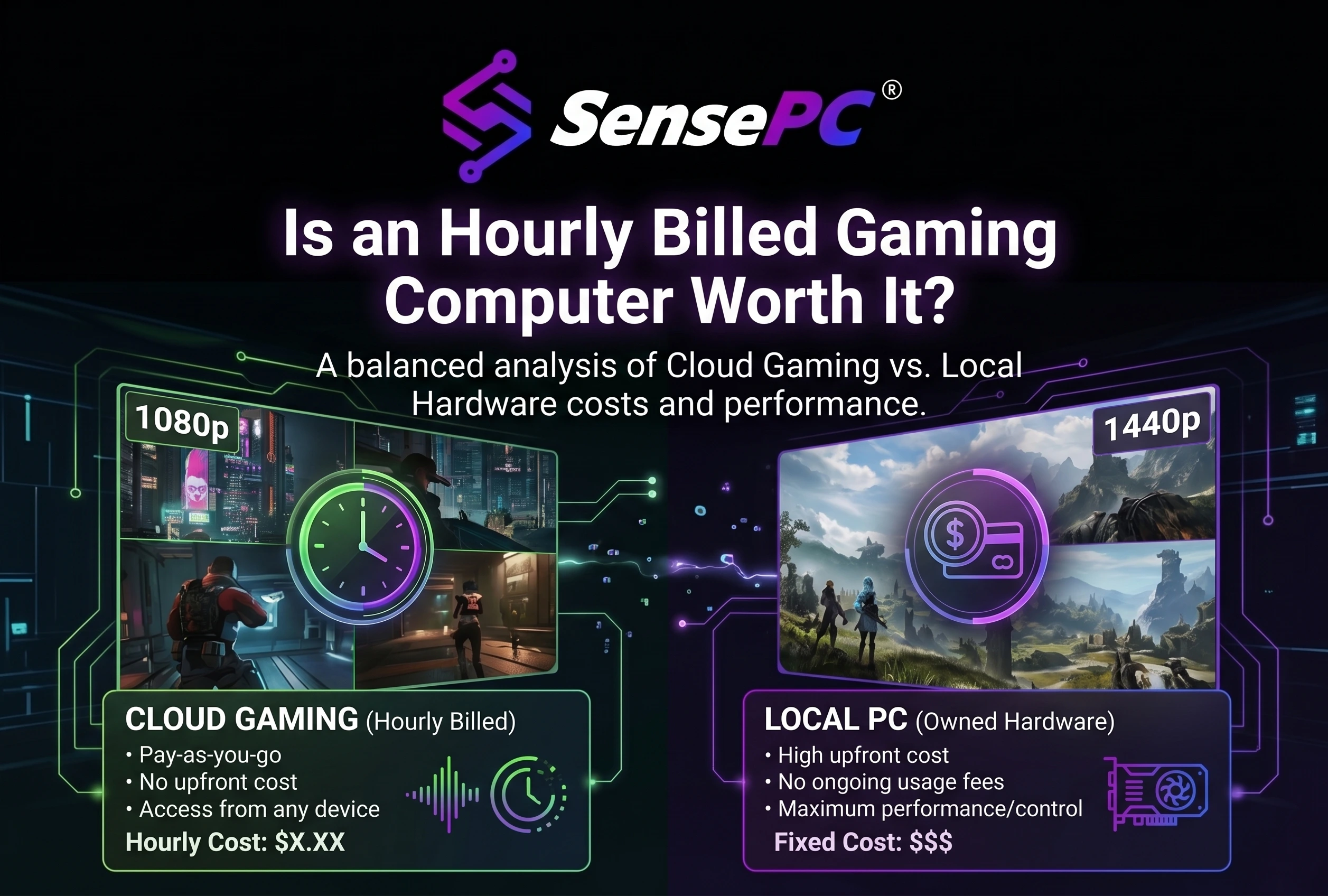 Hourly Billed Gaming Computer 