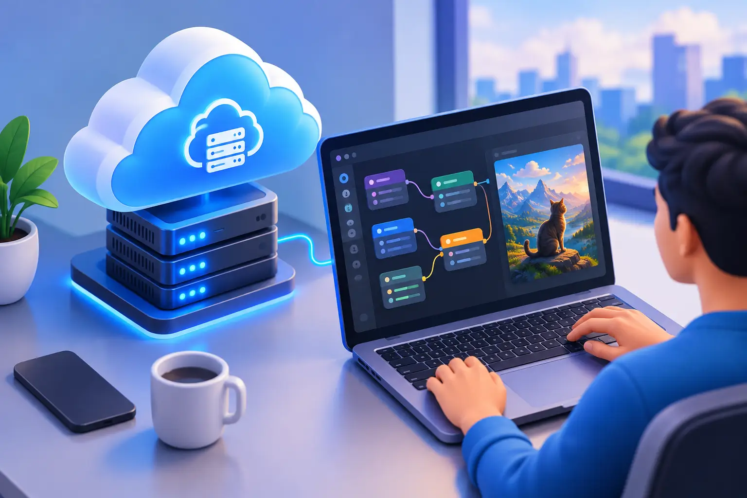 Run ComfyUI Remotely on a Cloud PC